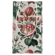 Gepersonaliseerde gelukkige verjaardagscadeau tas