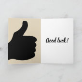 Gepersonaliseerde gelukskaart kaart (Binnen)