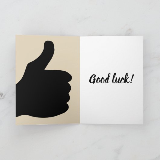 Gepersonaliseerde gelukskaart kaart (Binnen)