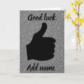 Gepersonaliseerde gelukskaart kaart (Gele Bloem)