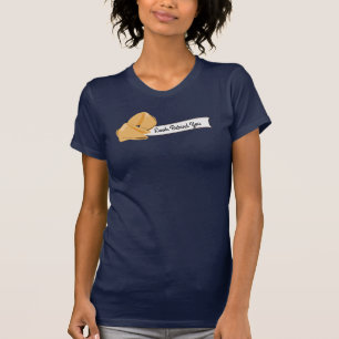 Gepersonaliseerde gelukskoekjes, kijk achter je t-shirt