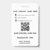 Gepersonaliseerde Gemakkelijk professionele person Badge (Achterkant)