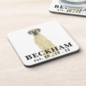 Gepersonaliseerde gemaskeerde fantastische gestalt bier onderzetter (Linkerzijde)