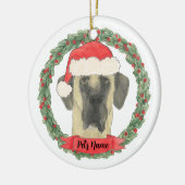 Gepersonaliseerde gemaskeerde fantastische gestalt keramisch ornament (Links)