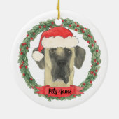 Gepersonaliseerde gemaskeerde fantastische gestalt keramisch ornament (Achterkant)