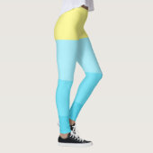 Gepersonaliseerde gemengde kleurstreep leggings (Rechts)