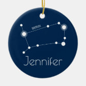 Gepersonaliseerde Gemini Constellation Ornament (Voorkant)