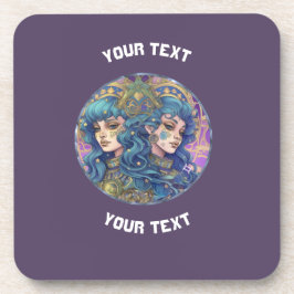 GEPERSONALISEERDE GEMINI ZODIAC TEKEN BIER ONDERZETTER