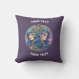 GEPERSONALISEERDE GEMINI ZODIAC TEKEN KUSSEN