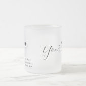 "Gepersonaliseerde Gemini Zodiac teken Naam en eig Matglas Koffiemok (Center)