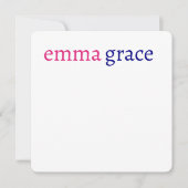 Gepersonaliseerde geMonogramsserij Kaart (Voorkant)