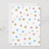 Gepersonaliseerde Gender onthullen Uitnodiging (Achterkant)