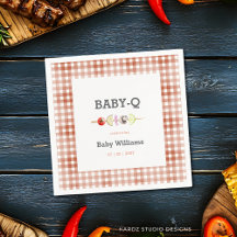 Gepersonaliseerde genderneutrale BabyQ-Baby shower