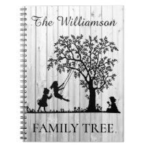 Gepersonaliseerde Genealogie Vintage Familiestambo