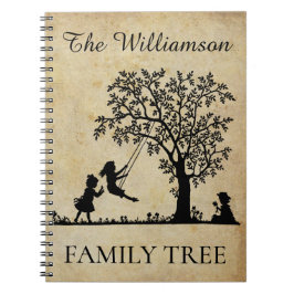Gepersonaliseerde Genealogie Vintage Familiestambo Notitieboek