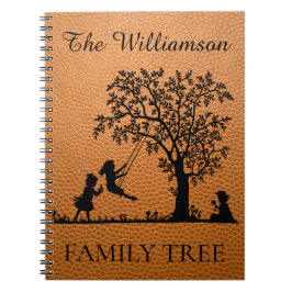 Gepersonaliseerde Genealogie Vintage Familiestambo Notitieboek