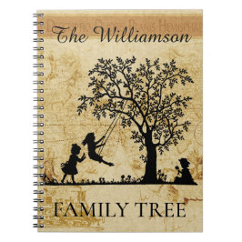 Gepersonaliseerde Genealogie Vintage Familiestambo Notitieboek