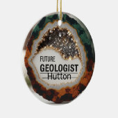 Gepersonaliseerde geoloog keramisch ornament (Rechts)