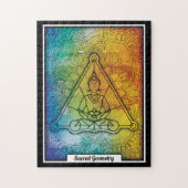 Gepersonaliseerde Geometrie Boeddha Legpuzzel (Verticaal)