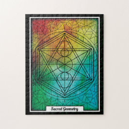Gepersonaliseerde Geometrie Mandala Legpuzzel
