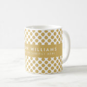 Gepersonaliseerde geometrische Mok (Voorkant rechts)