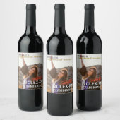 Gepersonaliseerde gepasseerde kernen Rn verpleegku Wijn Etiket (Flessen)