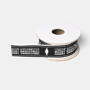 Gepersonaliseerde Gepersonaliseerd kerst Grosgrain Lint