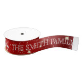 Gepersonaliseerde Gepersonaliseerd kerst Grosgrain Lint (Spoel)