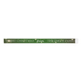 Gepersonaliseerde Gepersonaliseerd kerst Grosgrain Lint (Voorkant)