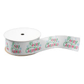 Gepersonaliseerde Gepersonaliseerd kerstboomkorrel Grosgrain Lint (Spoel)