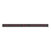 Gepersonaliseerde Gepersonaliseerd kerstboomkorrel Grosgrain Lint (Voorkant)