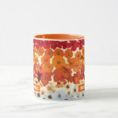 Gepersonaliseerde  geperste bloem ombre mok (Midden)