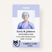 Gepersonaliseerde geregistreerde verpleegkundige I Badge (Voorkant)