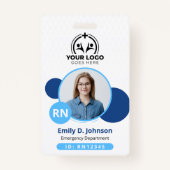 Gepersonaliseerde Geregistreerde Verpleegster RN F Badge (Voorkant)