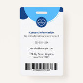 Gepersonaliseerde Geregistreerde Verpleegster RN F Badge (Achterkant)