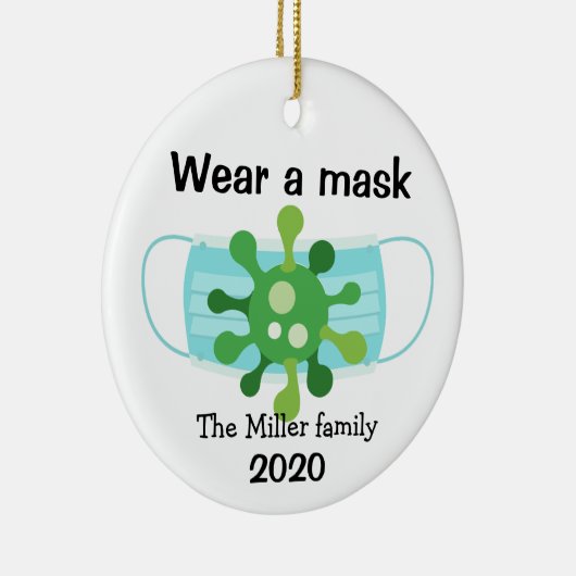 Gepersonaliseerde Germ Draag een Ornament van het  (Rechts)