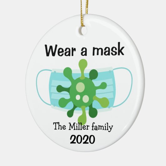 Gepersonaliseerde Germ Draag een Ornament van het  (Links)