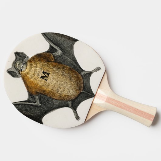  gepersonaliseerde geschenken Illustratie Tafeltennisbatje (Zijkant)