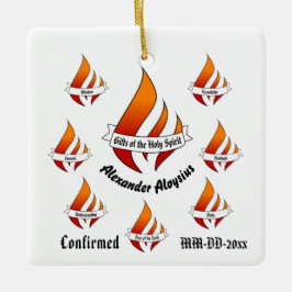 Gepersonaliseerde geschenken van de Heilige Geest  Keramisch Ornament