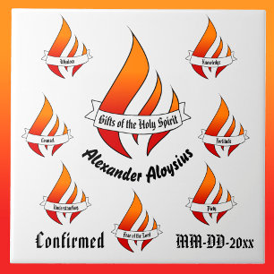 Gepersonaliseerde geschenken van de Heilige Geest  Tegeltje