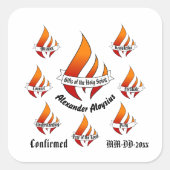 Gepersonaliseerde geschenken van de Heilige Geest  Vierkante Sticker (Voorkant)