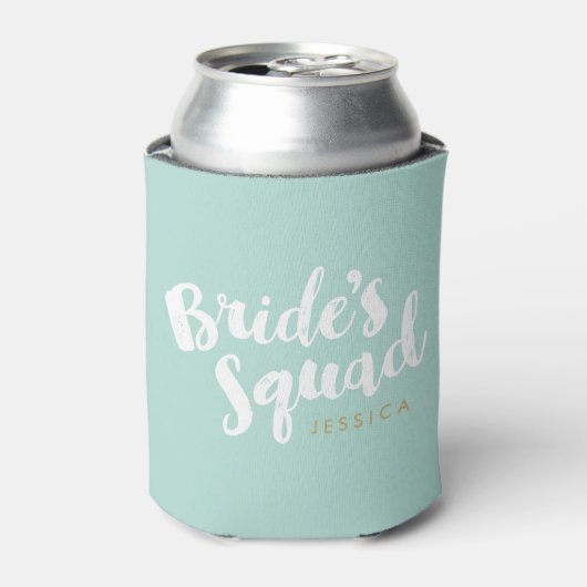 Gepersonaliseerde geschenken van Mint Bride's Squa Blikjeskoeler (Blikje Voorkant)
