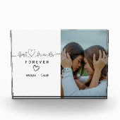 Gepersonaliseerde geschenken voor haar beste vrien fotoblokken (Voorkant)