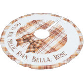 Gepersonaliseerde geschenken voor Kind naam Boho N Kerstboom Rok (Gekanteld)