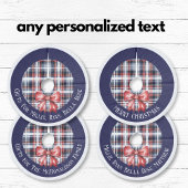 Gepersonaliseerde geschenken voor kinderen naam Na Fleece Kerstboom Rok