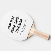 Gepersonaliseerde geschenken voor mannen - Creëer  Tafeltennisbatje (Zijkant)
