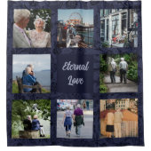 Gepersonaliseerde geschenken voor Oudere Ouders Ko Douchegordijn (Voorkant)