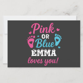 Gepersonaliseerde Geslacht Onthullen Roze of Blauw