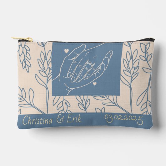 Gepersonaliseerde gesneden naaizak etui (Voorkant)