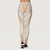 Gepersonaliseerde gestreepte Capri-Leggings met ei Leggings (Achterkant)